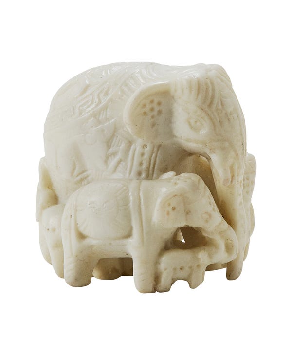 Elephant Family Sculpture