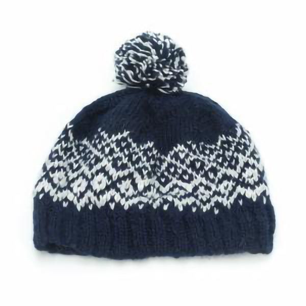 Blue Diamonds Toque