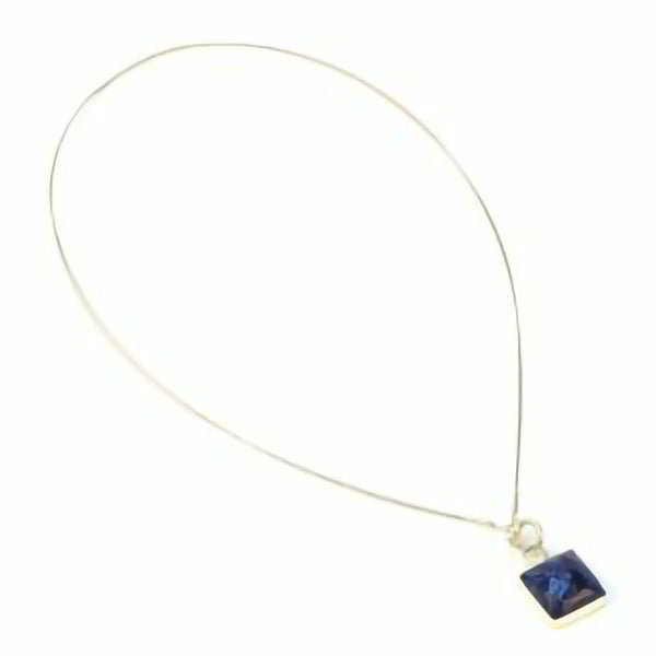 Sodalite Square Necklace