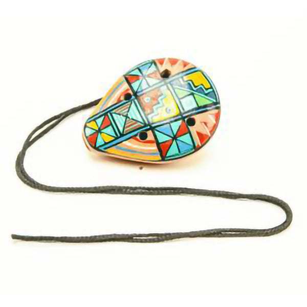 Orange Geometric Ocarina