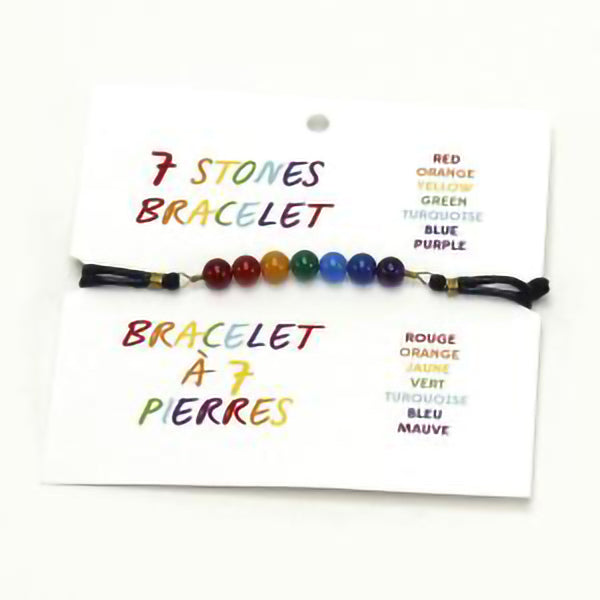 Seven Stones Rainbow Bracelet