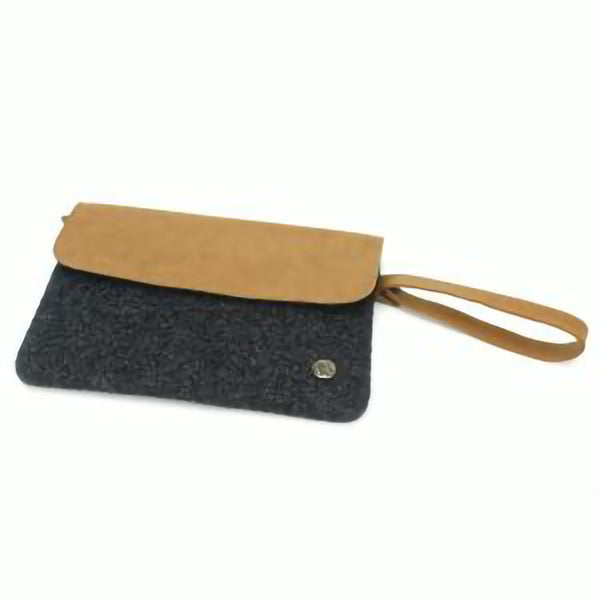 Faux Leather Clutch