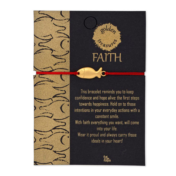 "Faith" Charm Bracelet