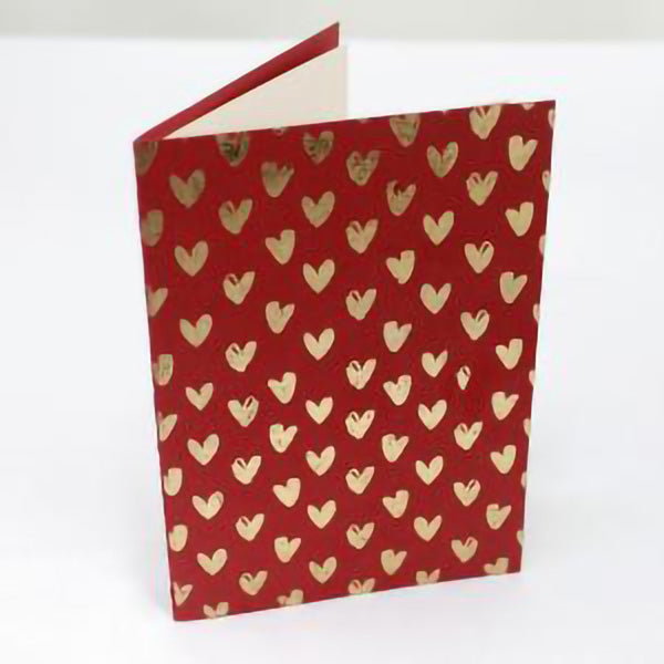 Golden Hearts Card