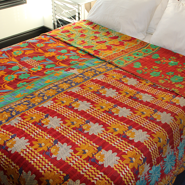 Queen Sized Sari Duvet Cover