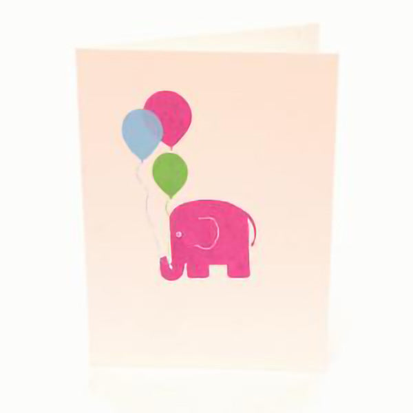 Elephant Balloon Card