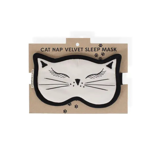 Cat Nap Velvet Sleep Mask