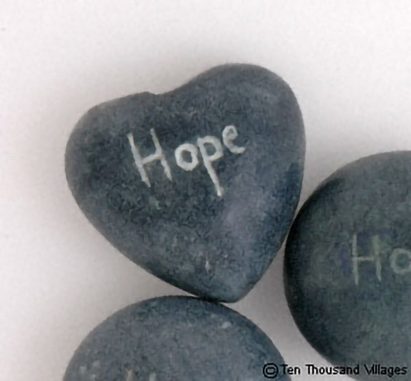 "Hope" Stone Paperweight