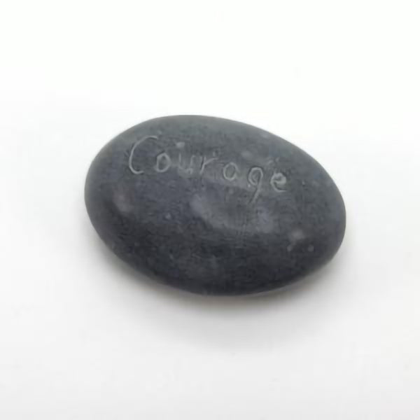 "Courage" Stone Paperweight
