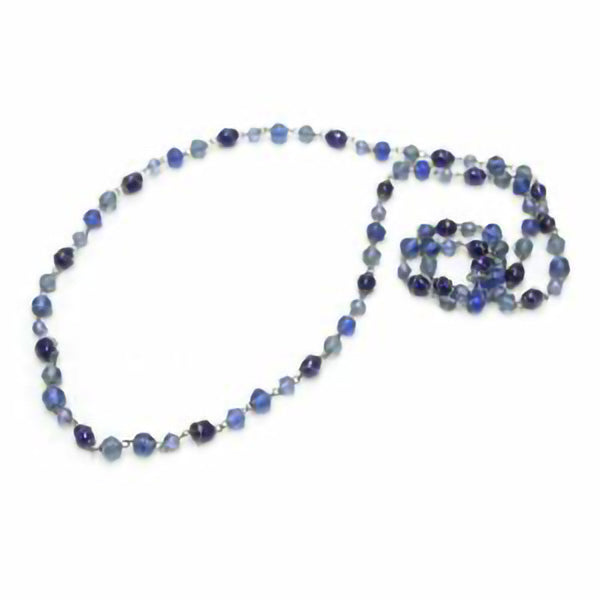 Blue Spheres Glass Necklace