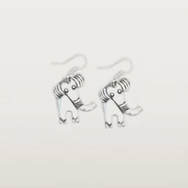 Wiggly Elephant Earrings