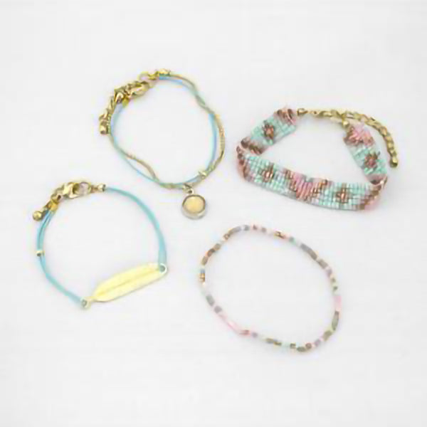 Pastel 4-Strand Bracelet