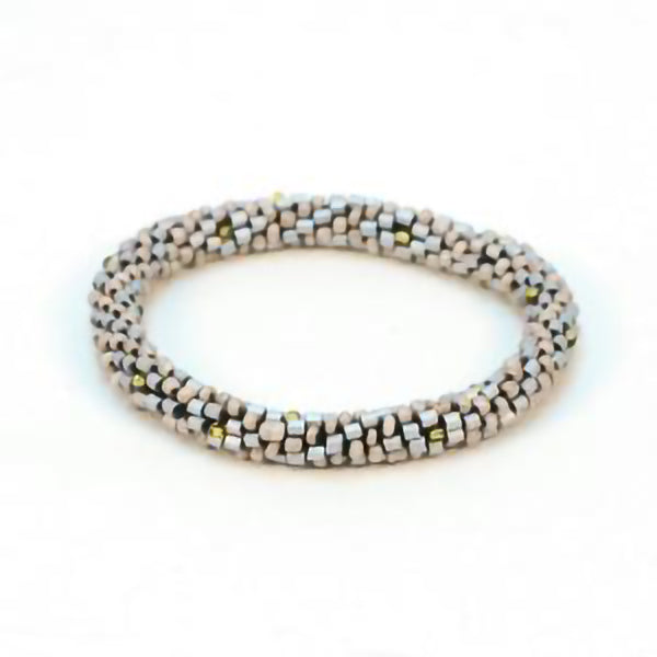Grey Beaded Bracelet