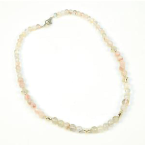 Pastel Pink Bead Necklace