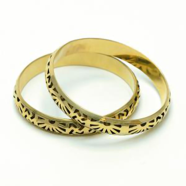 Single Cut Metal Bangle
