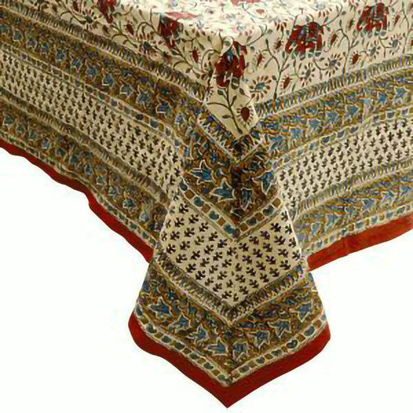 Crimson Elephant Tablecloth