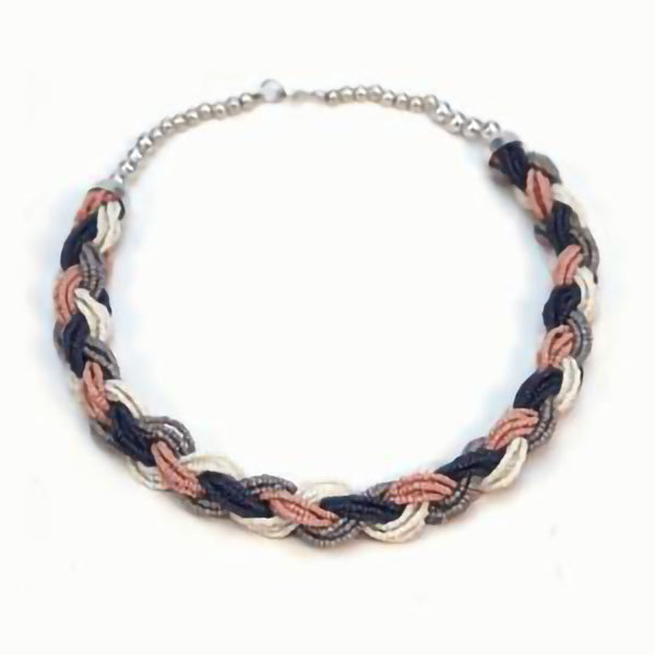Coiled Peach Necklace