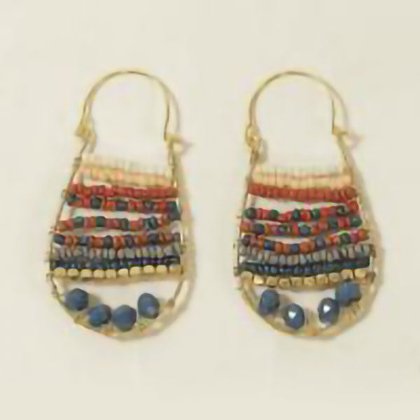 Rows of Beads Earrings