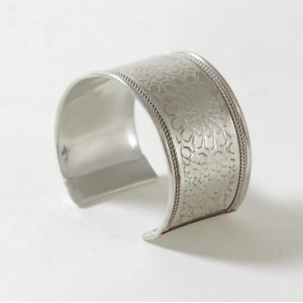 Embossed Silver Cuff