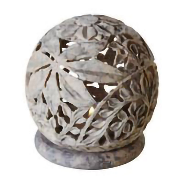 Carved Stone Candleholder