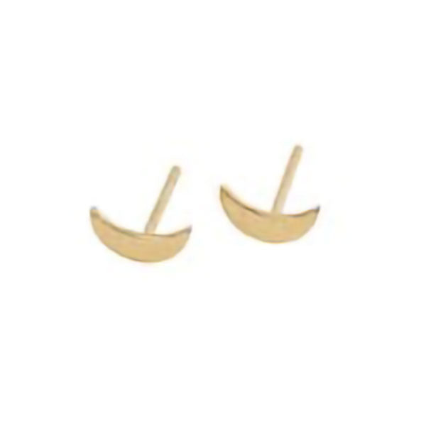 Tiny Moon Studs