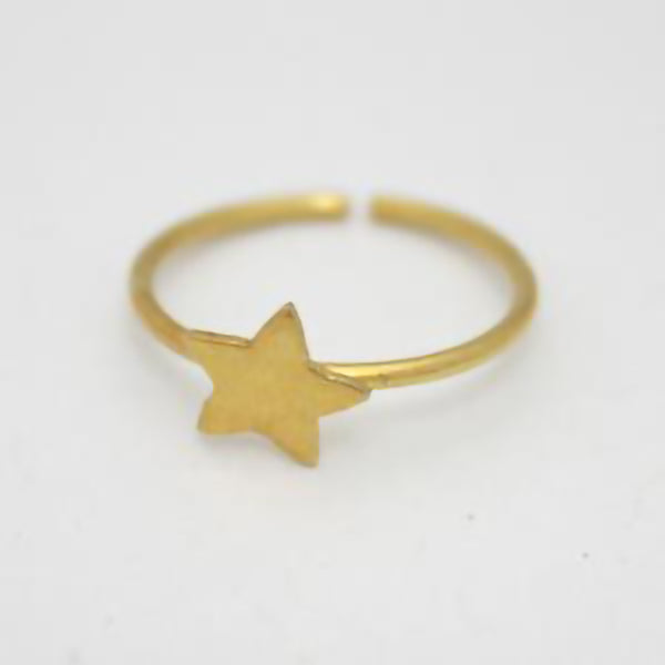Brass Star Ring
