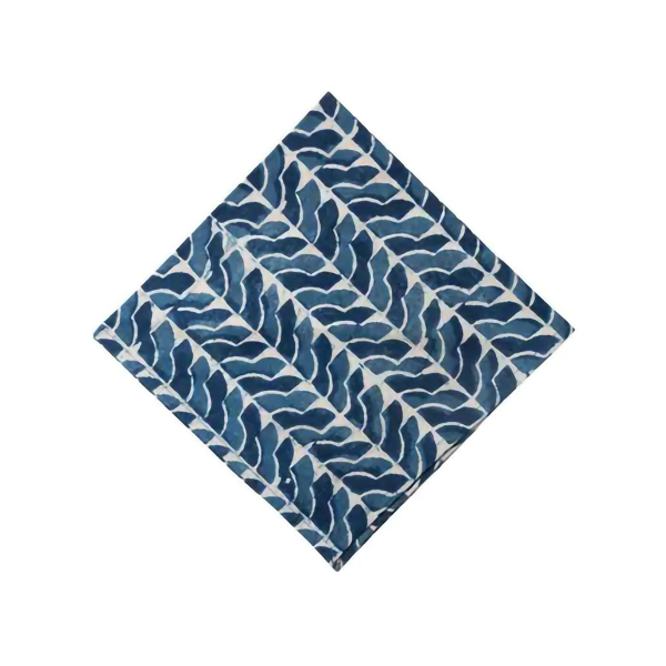 Wavy Blue Napkin