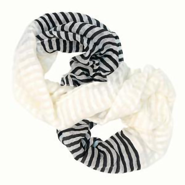 Black & White Infinity Scarf