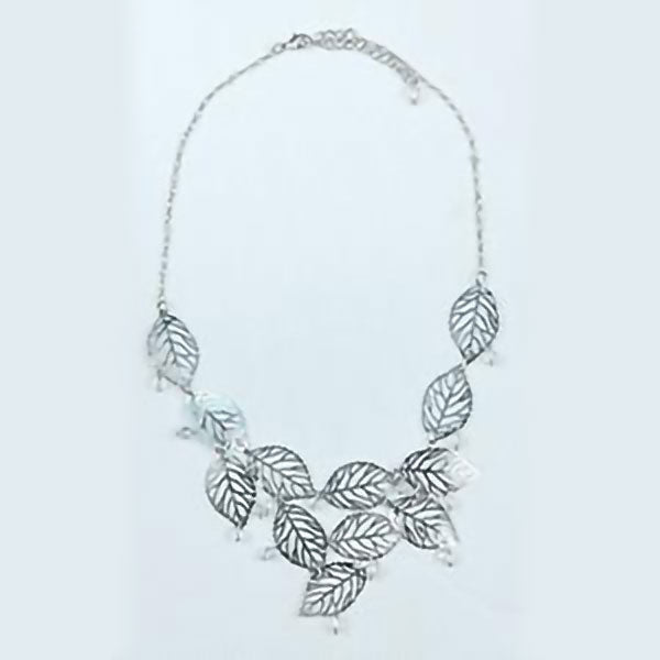 Silver Leaves Necklace