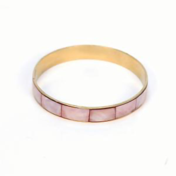 Pink Seashell Bangle