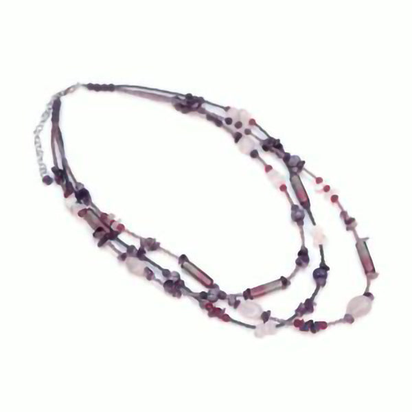 Purple Shards Necklace