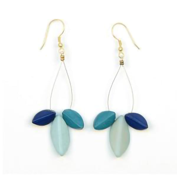 Teal Drops Earrings