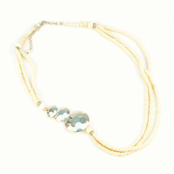 White & Silver Necklace