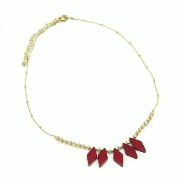 Fuschia Diamonds Necklace