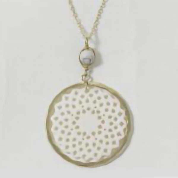 Circle Lattice Necklace