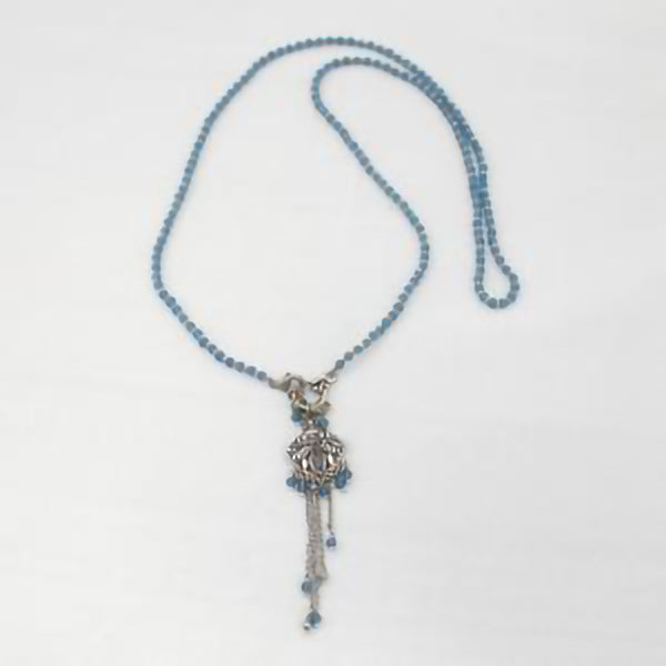 Blue Charms Necklace