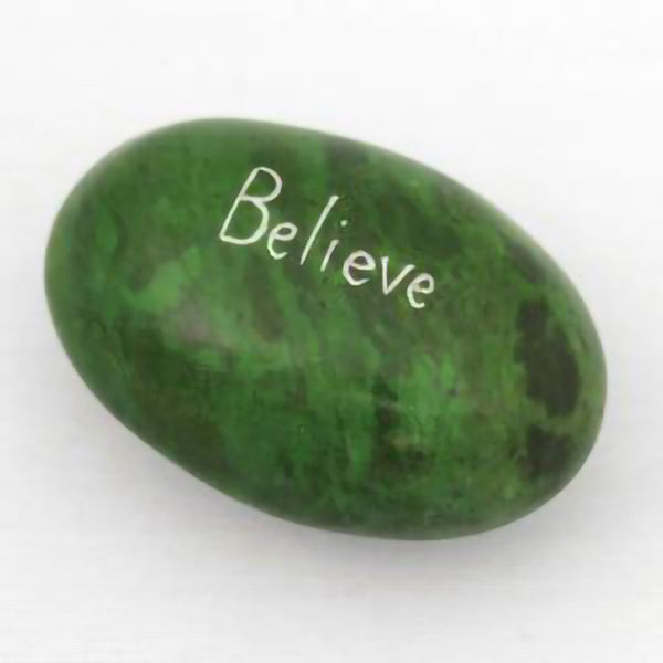 "Believe" Stone Paperweight