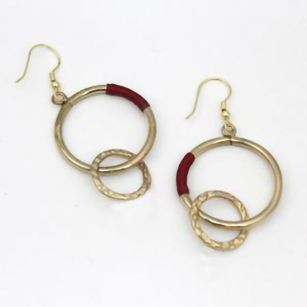 Touch of Red Earrings