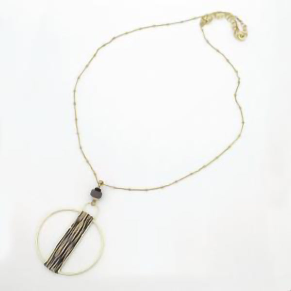 Threaded Circle Necklace