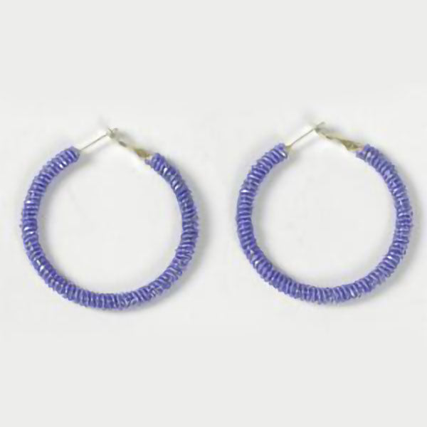 Blue Glass Earrings
