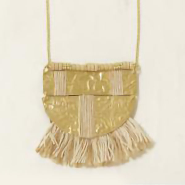 Gold Shield Necklace