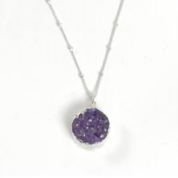 Amethyst Geode Necklace