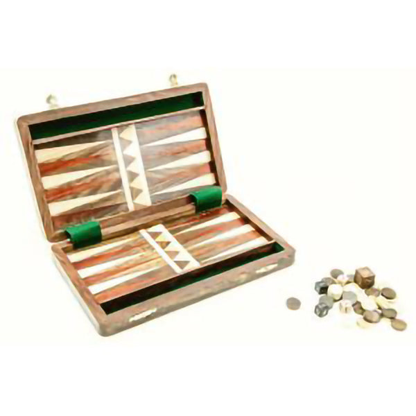 Mixed Wood Backgammon Game