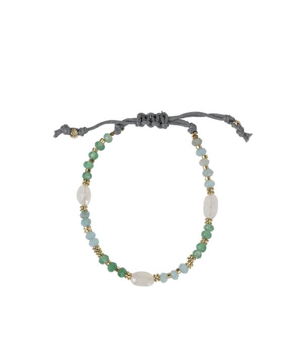 Green Moonstone Bracelet