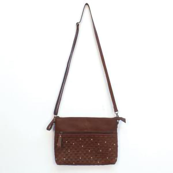 Eco-leather Basket Weave Leather Purse