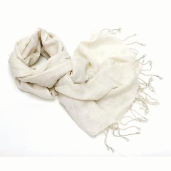 Ivory Viscose Scarf
