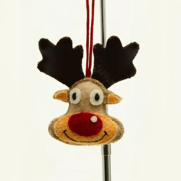 Felted Moose Ornament