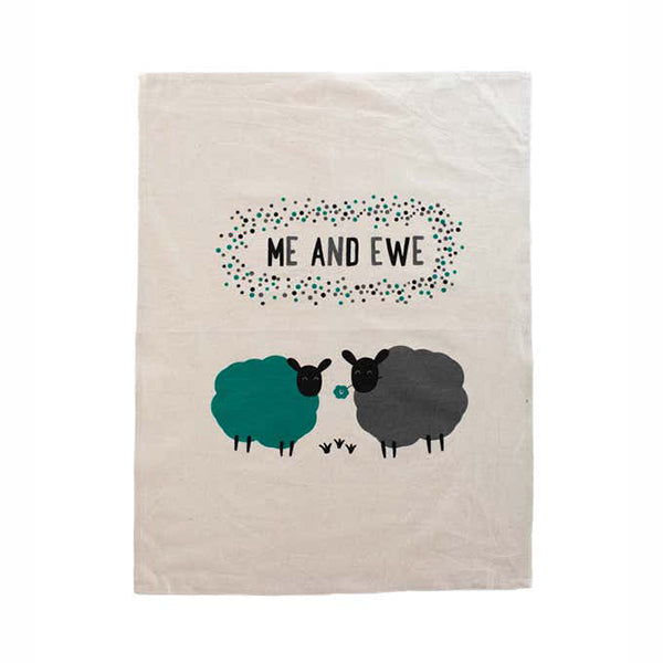 "Me and Ewe" Tea Towel