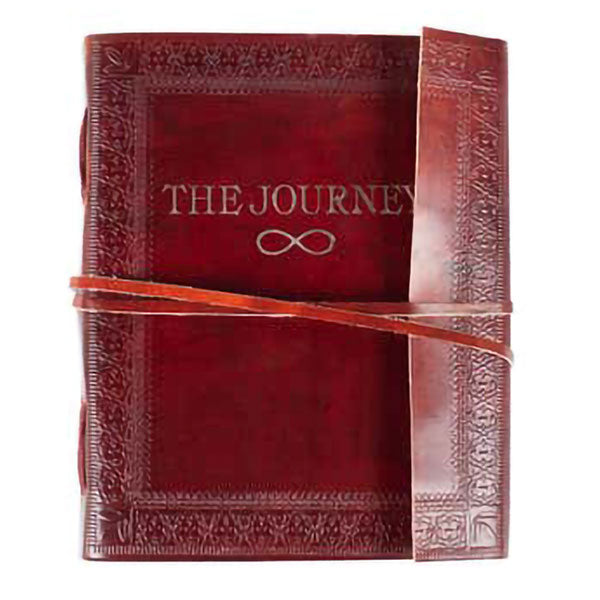 "The Journey" Leather Journal