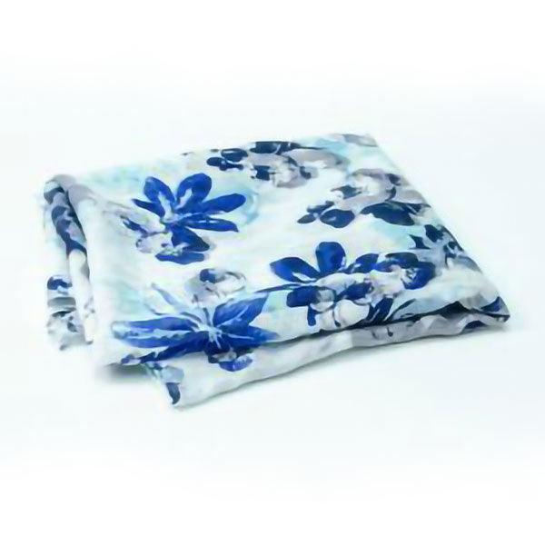 Blue Petals Scarf
